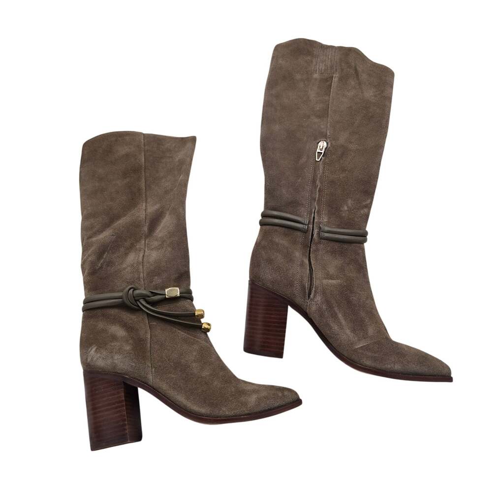 NEW Dolce Vita Tarren knee-high boot Pointed toe brown suede women's size 6.5